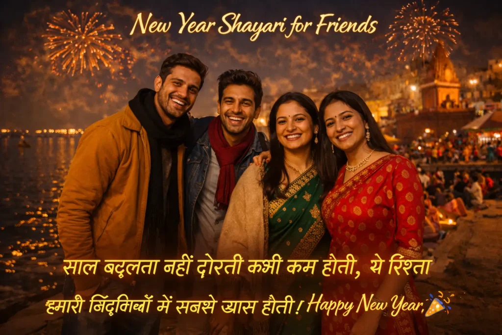 New Year Shayari for Friends