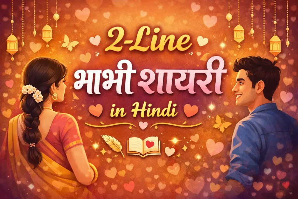2-Line Bhabhi Shayari in Hindi