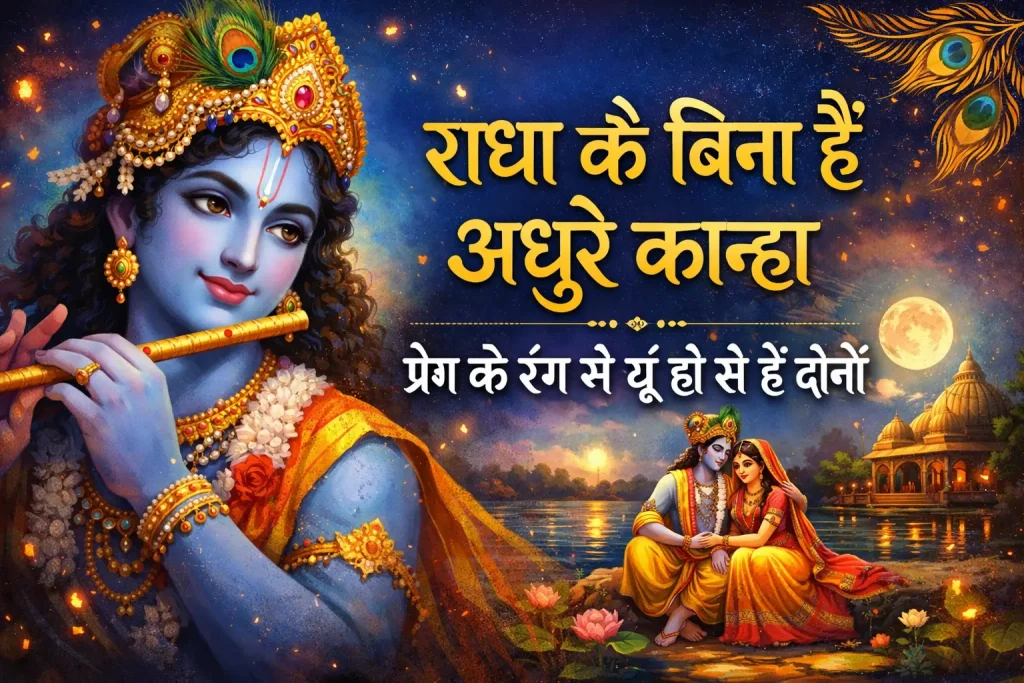 2 Line Krishna Shayari in Hindi