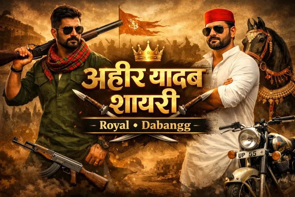 Ahir Yadav Shayari (अहीर यादव शायरी) – Royal + Dabangg