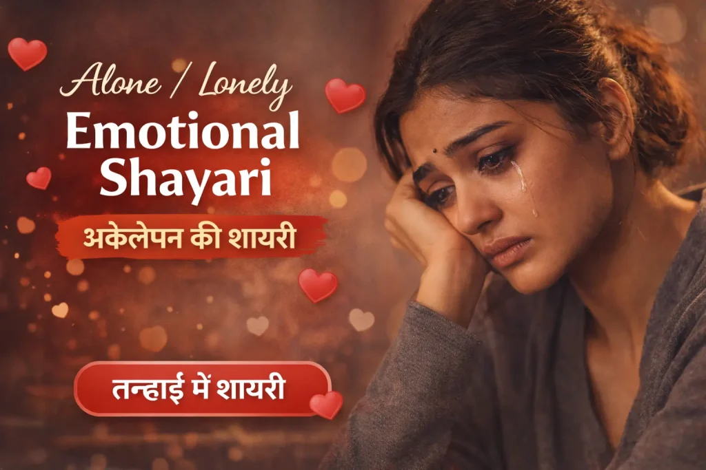 Alone / Lonely Emotional Shayari