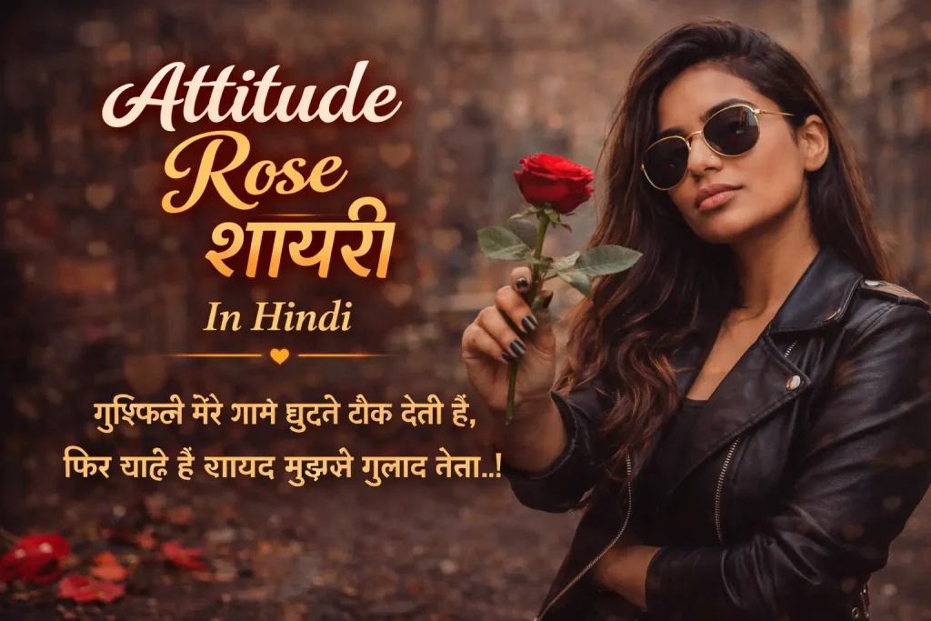 Attitude Rose Shayari In Hindi
