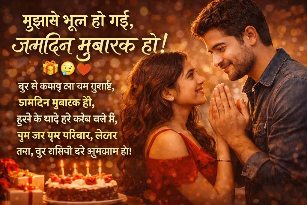 Belated Birthday Shayari