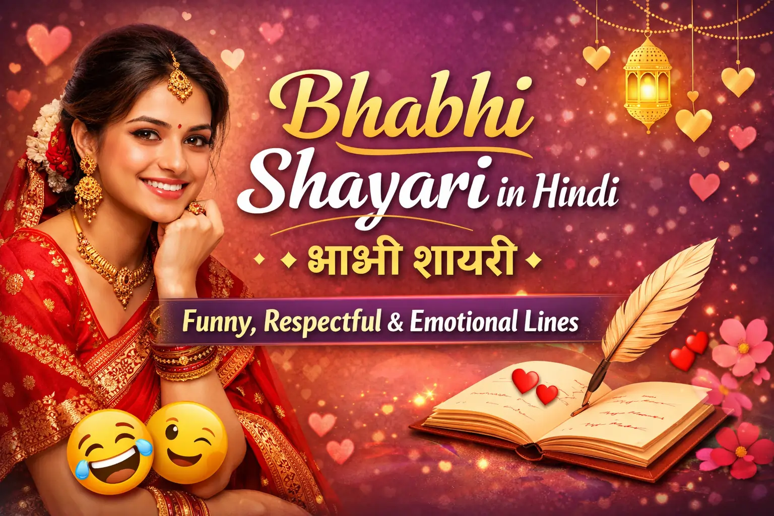 Bhabhi Shayari in Hindi (भाभी शायरी): Funny, Respectful & Emotional Lines