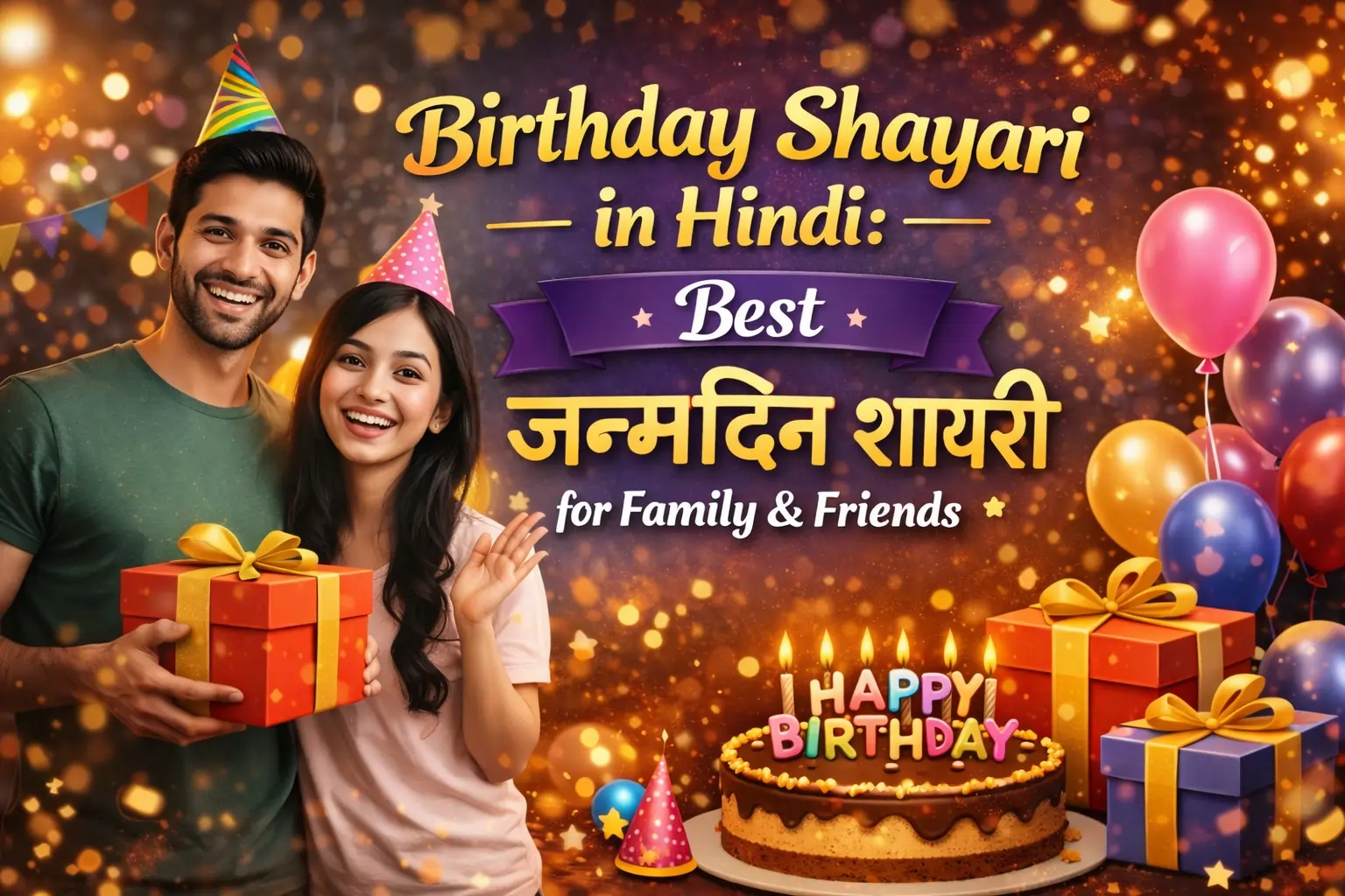 Birthday Shayari in Hindi: Best जन्मदिन शायरी for Family & Friends