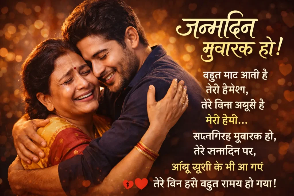 Emotional Birthday Shayari in Hindi