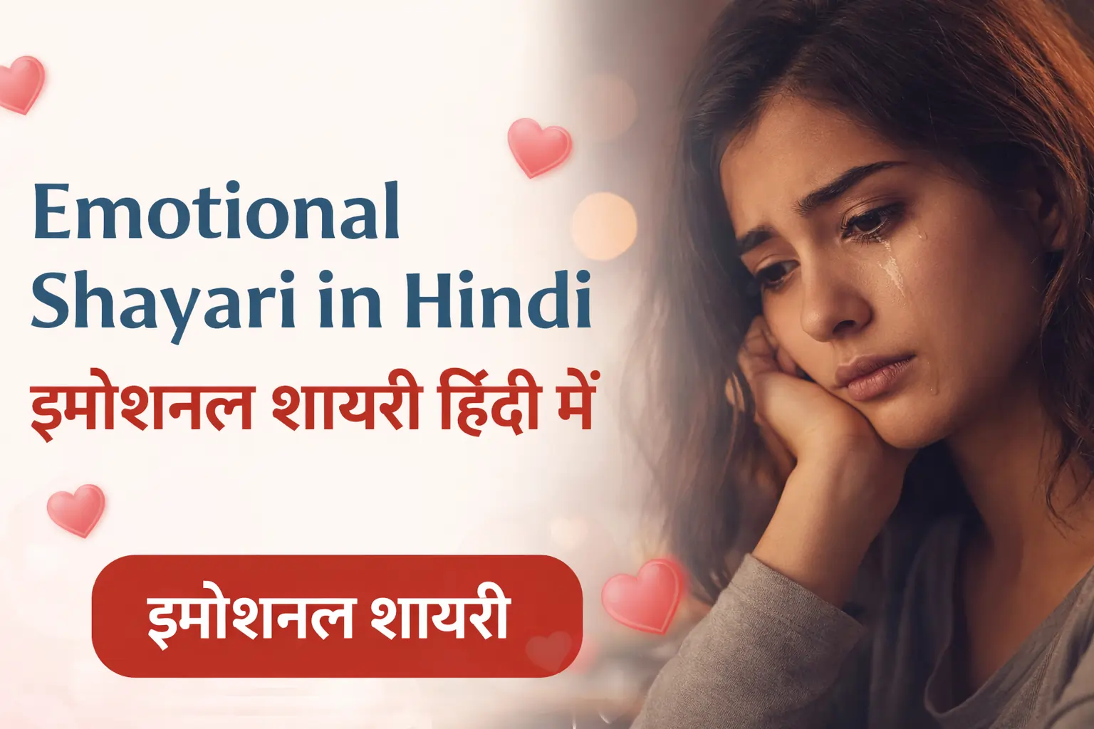 Emotional Shayari in Hindi | इमोशनल शायरी हिंदी में