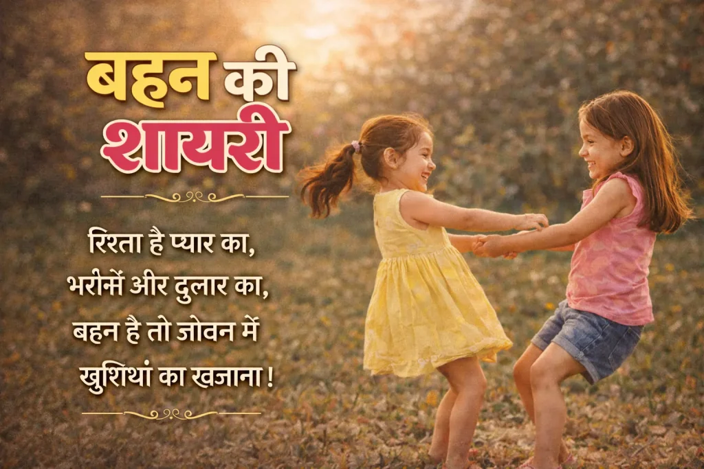 Emotional बहन की शायरी