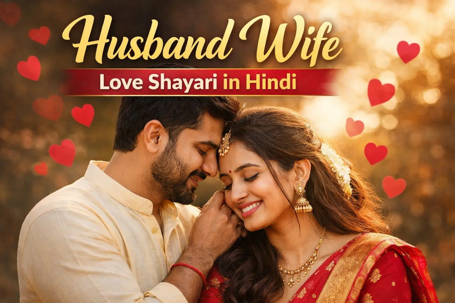 Husband Wife Love Shayari in Hindi And Romantic Quotes