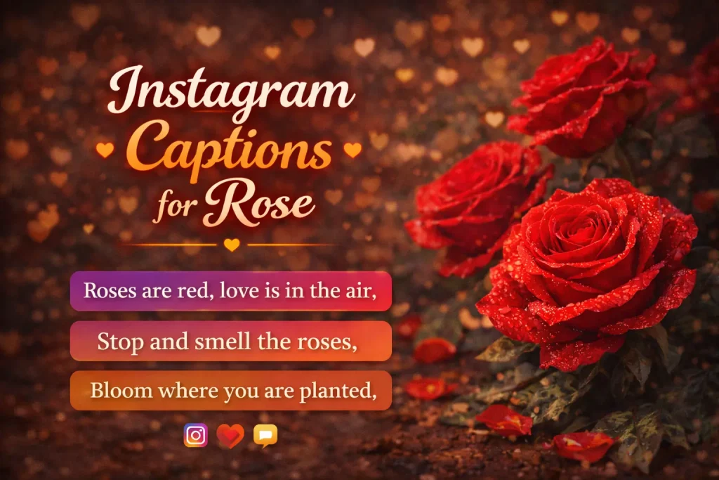Instagram Captions for Rose