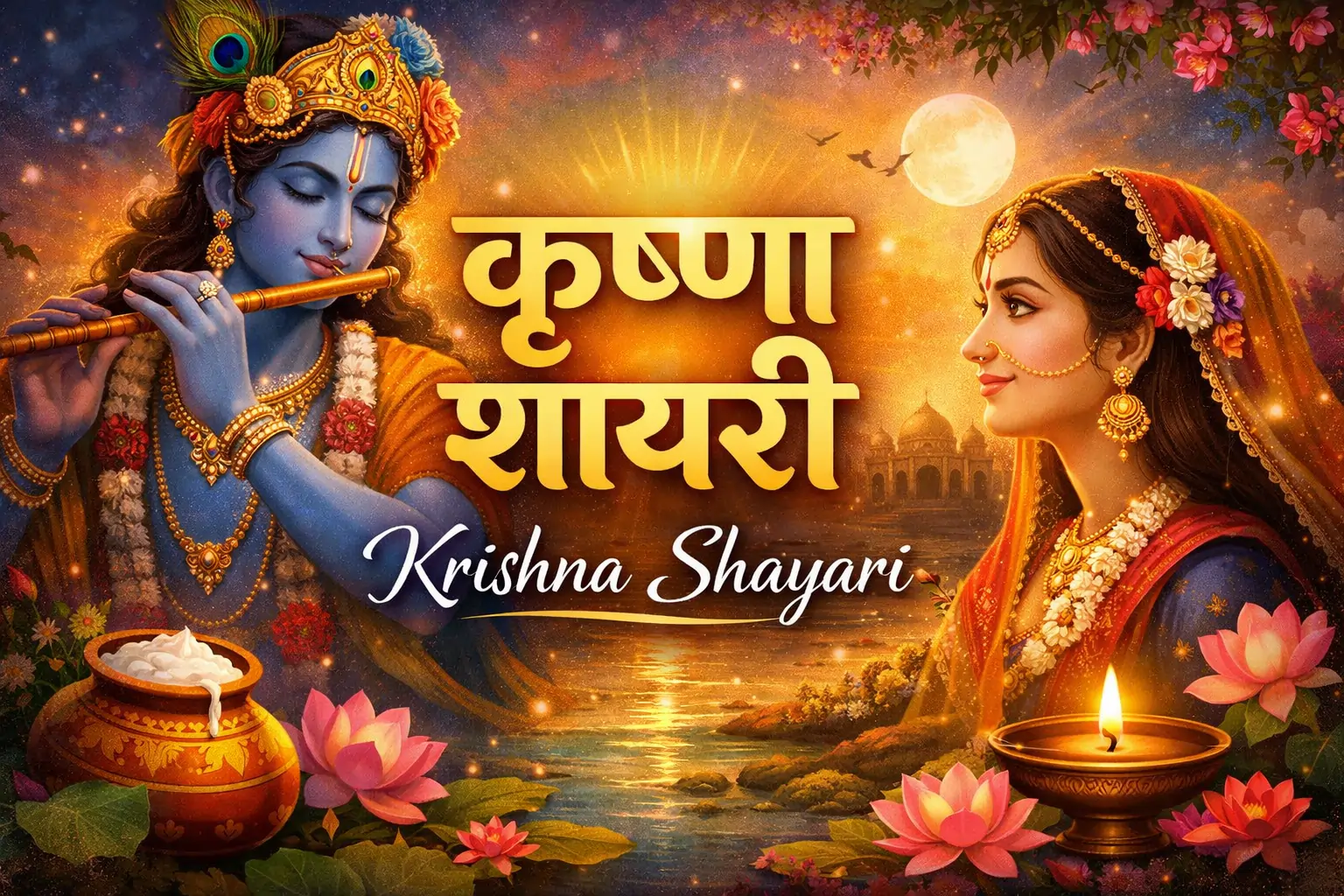 Krishna Shayari in Hindi | श्री कृष्ण शायरी (2026)