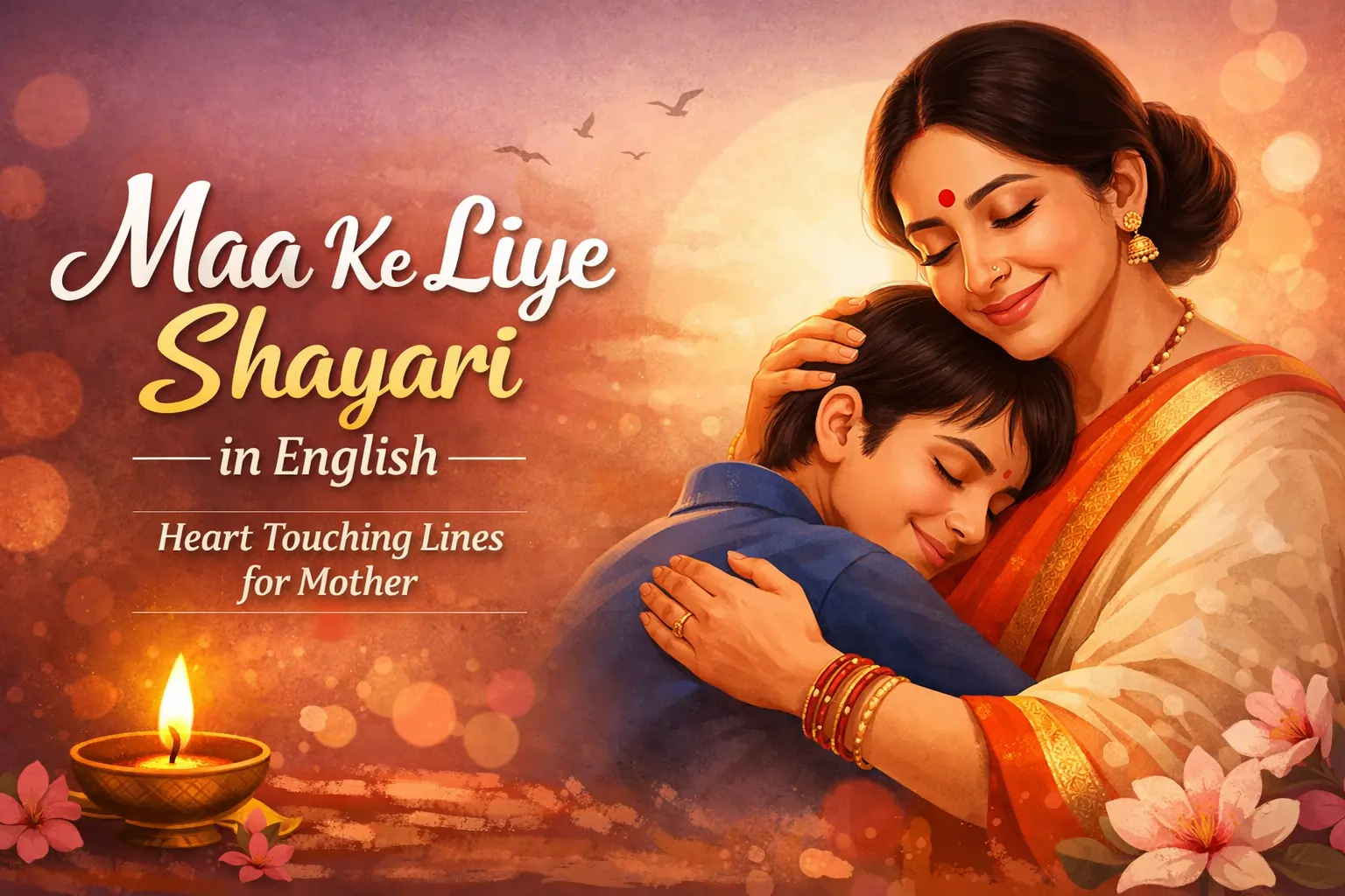 Maa Ke Liye Shayari in English: Heart Touching Lines for Mother