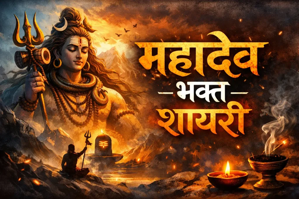 Mahadev Bhakt Shayari (भक्ति शायरी)