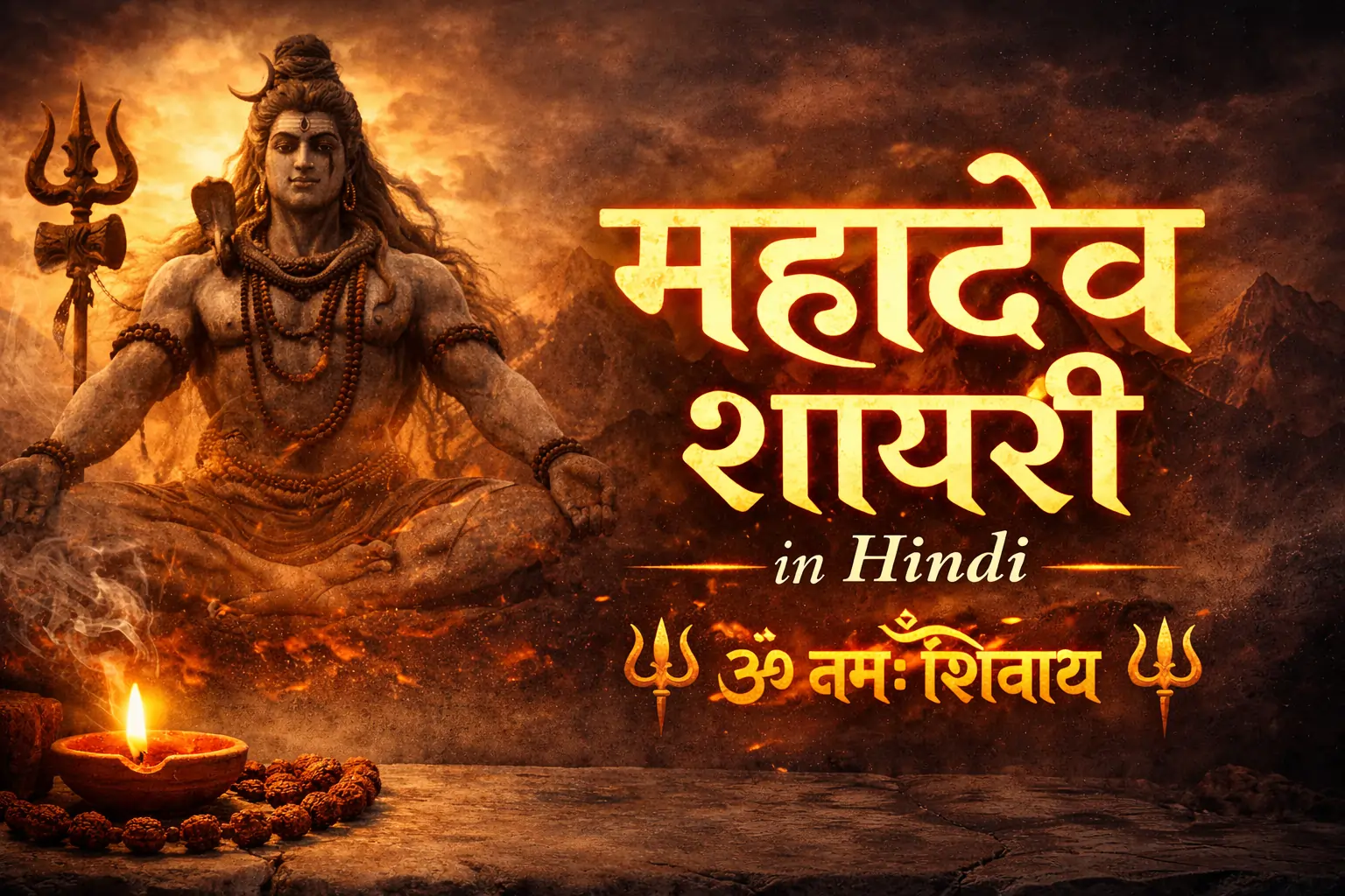 Mahadev Shayari in Hindi: शक्तिशाली महादेव शायरी हिंदी में