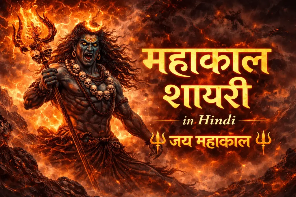 Mahakal Shayari in Hindi (महाकाल वाली शायरी)