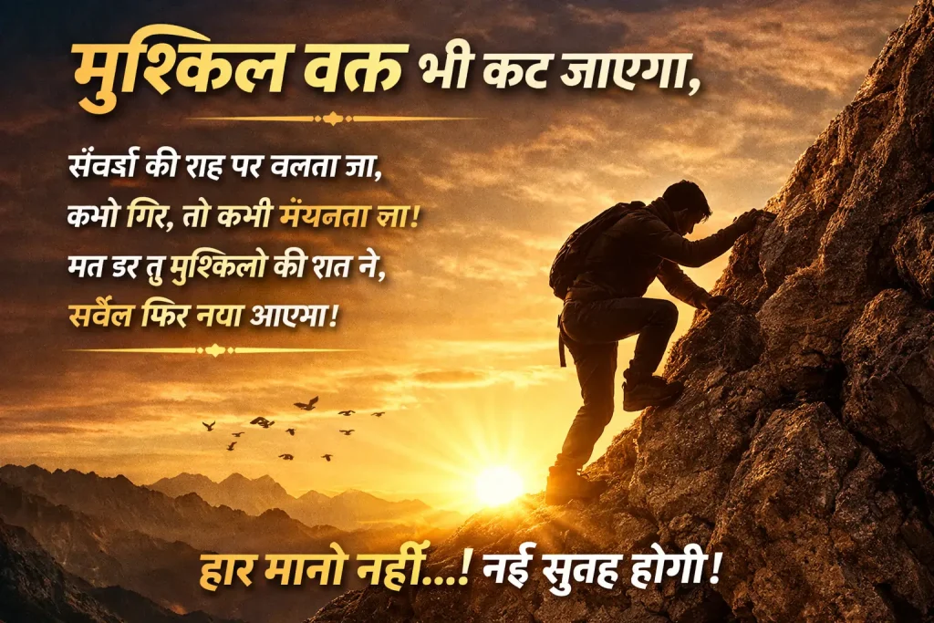 Motivational Shayari for Hard Time