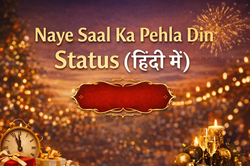 Naye Saal Ka Pehla Din Status (हिंदी में)