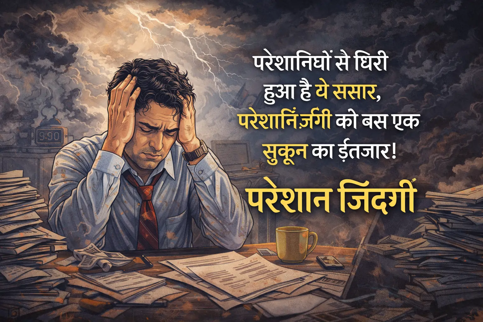 Pareshan Zindagi Shayari in Hindi | परेशान ज़िंदगी शायरी