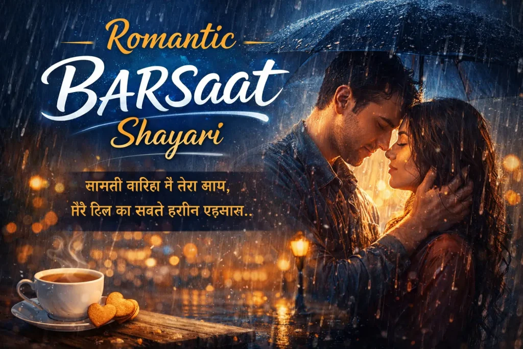 Romantic Barsaat Shayari