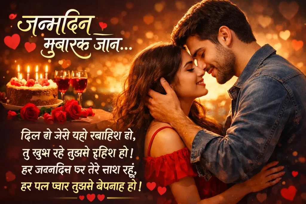 Romantic Birthday Shayari in Hindi