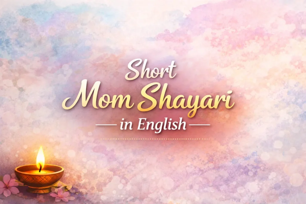 Short Mom Shayari in English