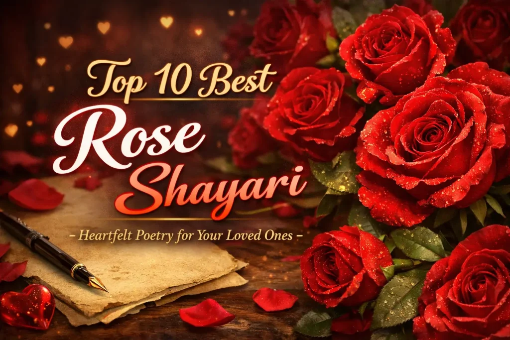 Top 10 Best Rose Shayari