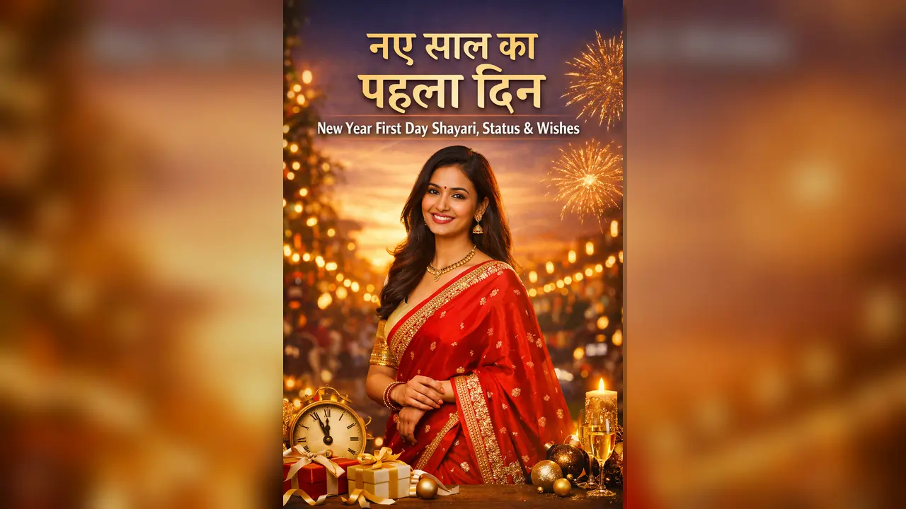 नए साल का पहला दिन: New Year First Day Shayari, Status & Wishes
