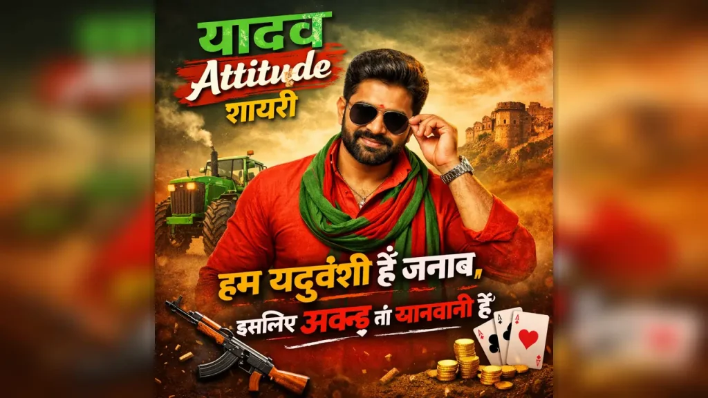 Yadav Attitude Shayari