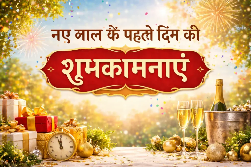 नए साल के पहले दिन की शुभकामनाएं