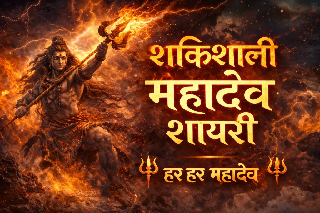 शक्तिशाली Mahadev Shayari