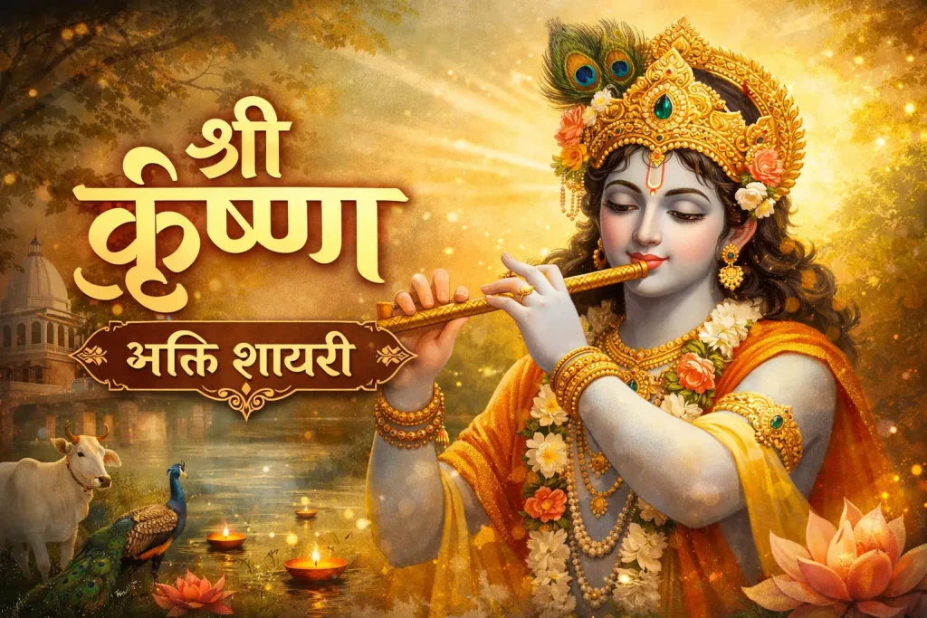 कृष्ण प्रेम शायरी 2 लाइन