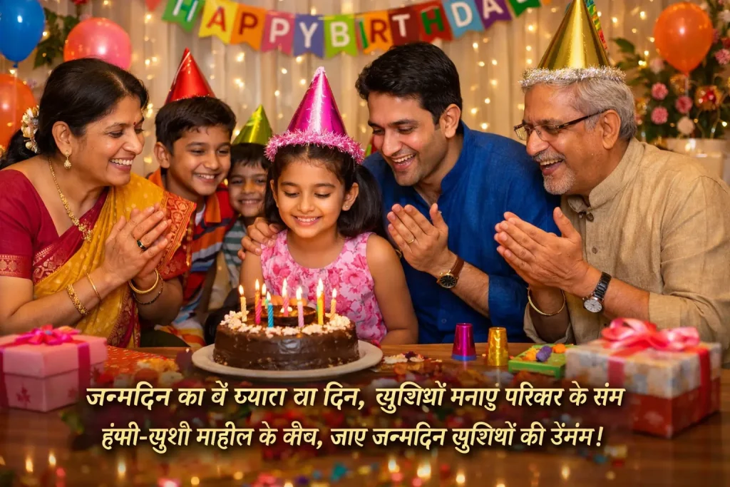 हिंदी में जन्मदिन की शायरी (दो पंक्तियों में)