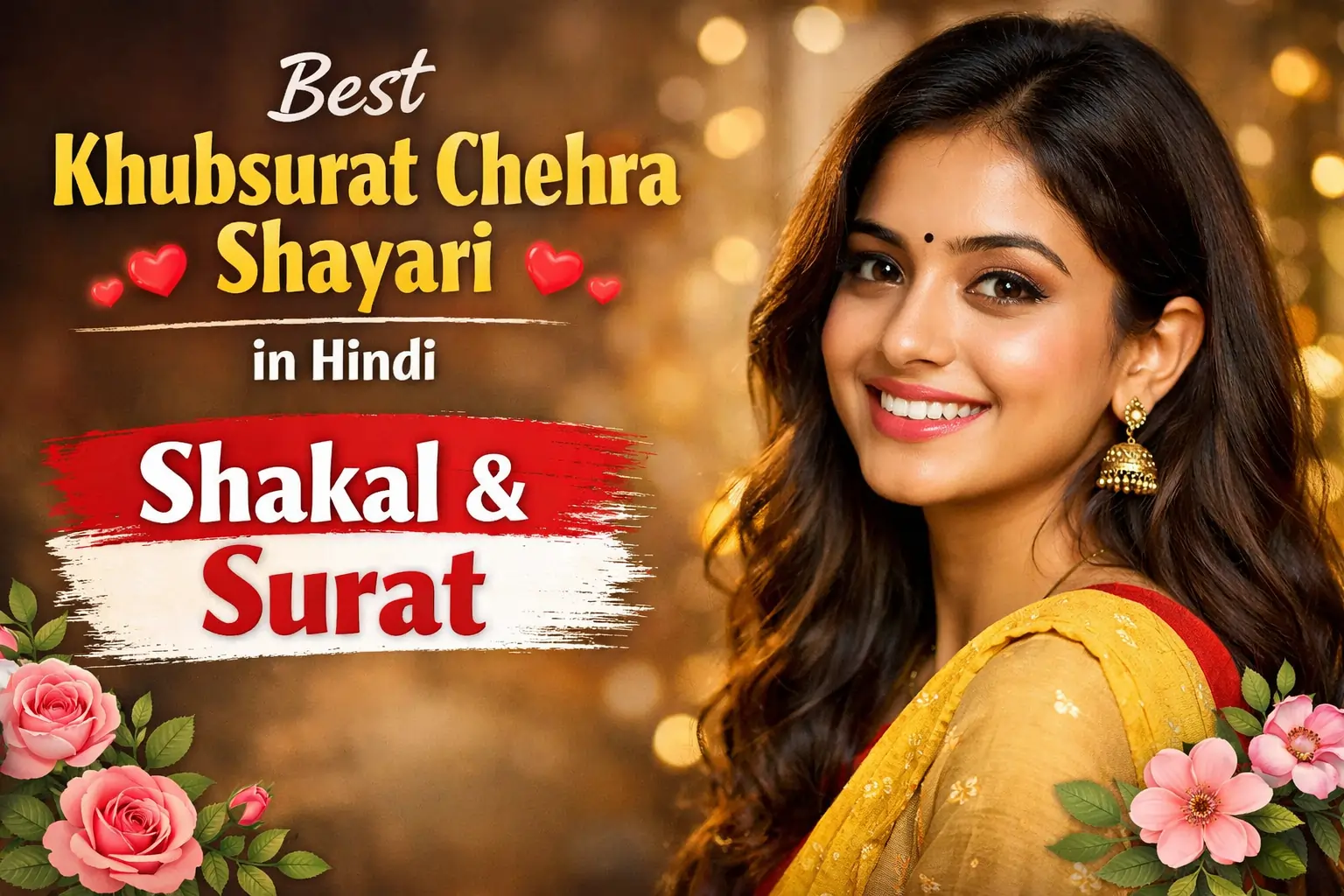 Best Khubsurat Chehra Shayari in Hindi – Shakal & Surat