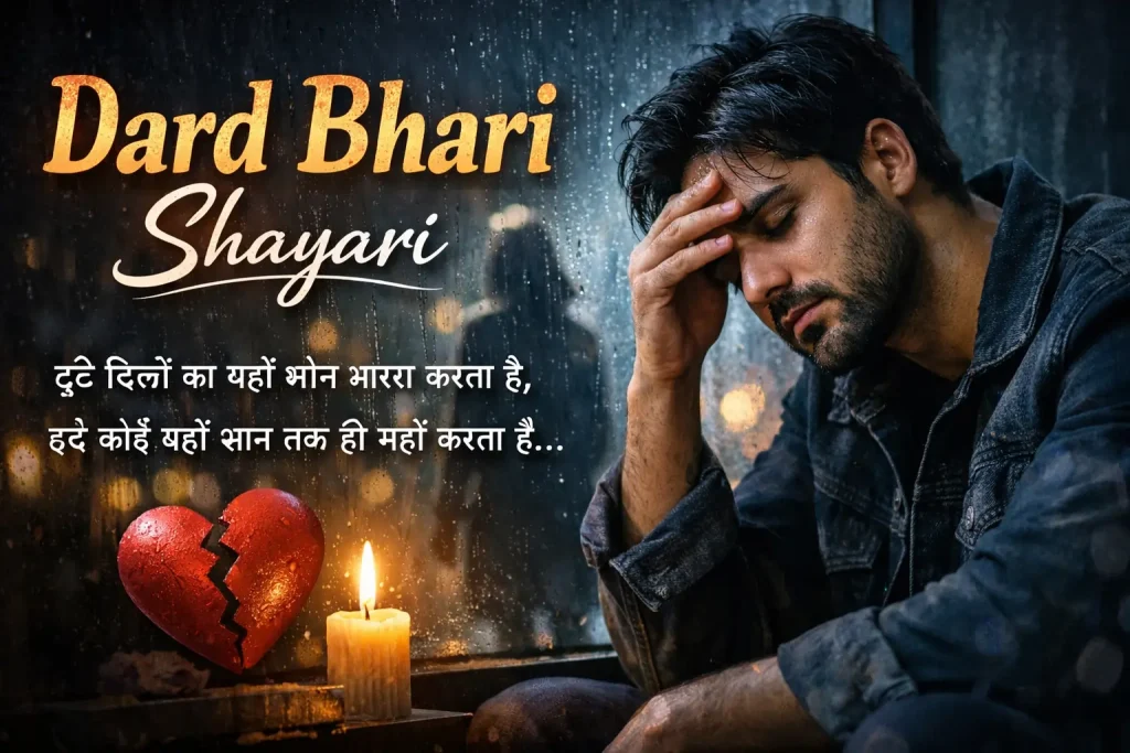 दर्द भरी शायरी