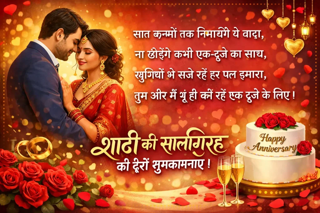Heart Touching Anniversary Shayari in Hindi