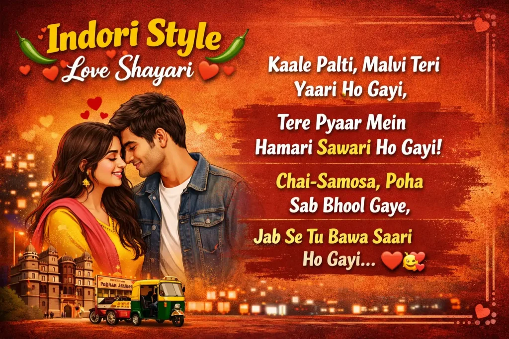 Indori Style Love Shayari for WhatsApp Status