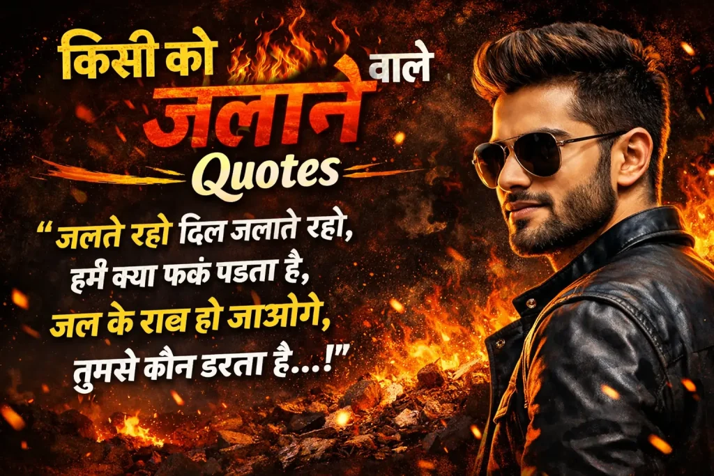 Kisi Ko Jalane Wale Quotes