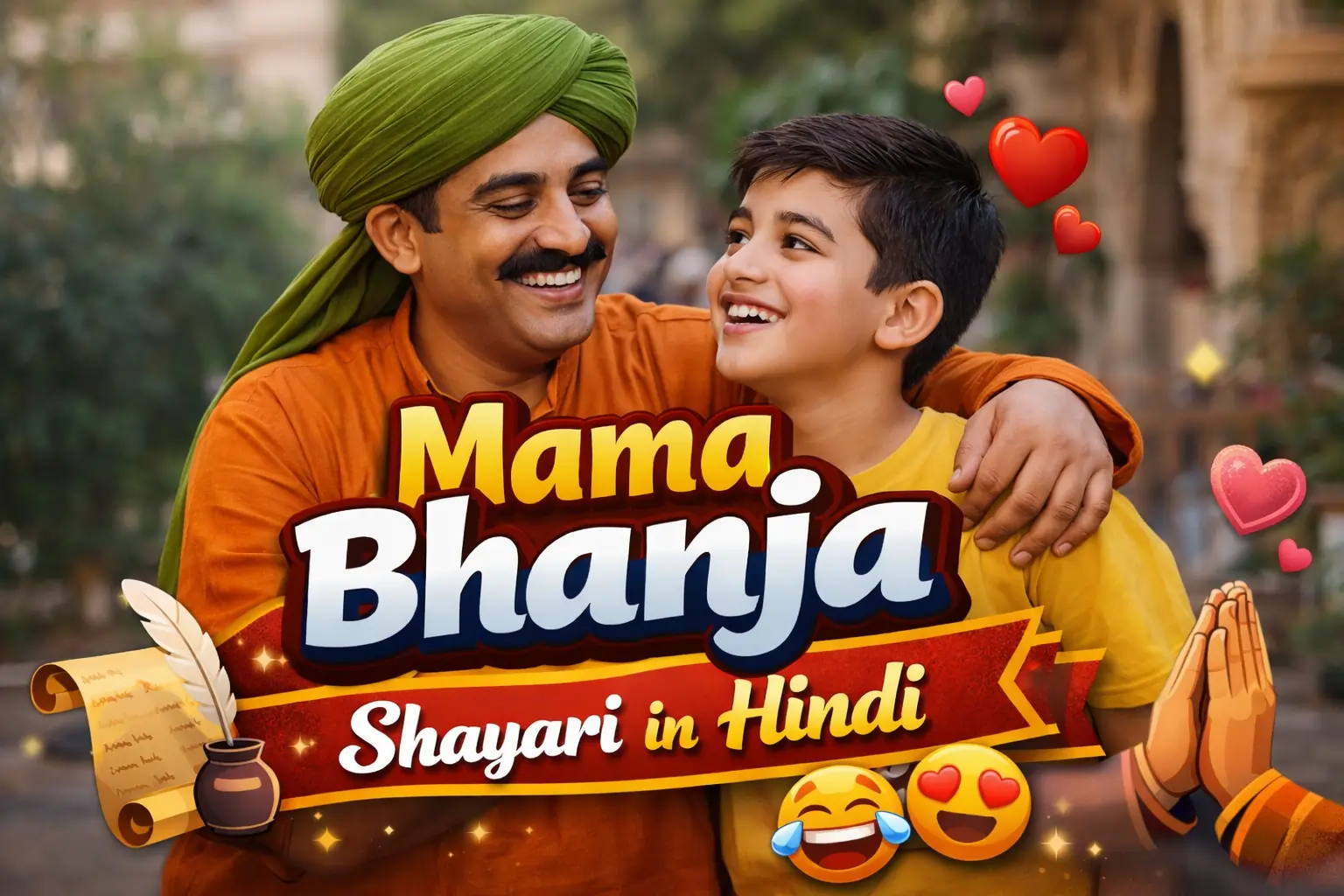 Mama Bhanja Shayari in Hindi 2026 – दिल छू लेने वाली शायरी संग्रह