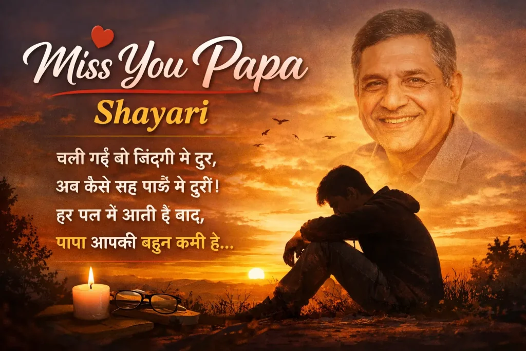 Miss You Papa Shayari
