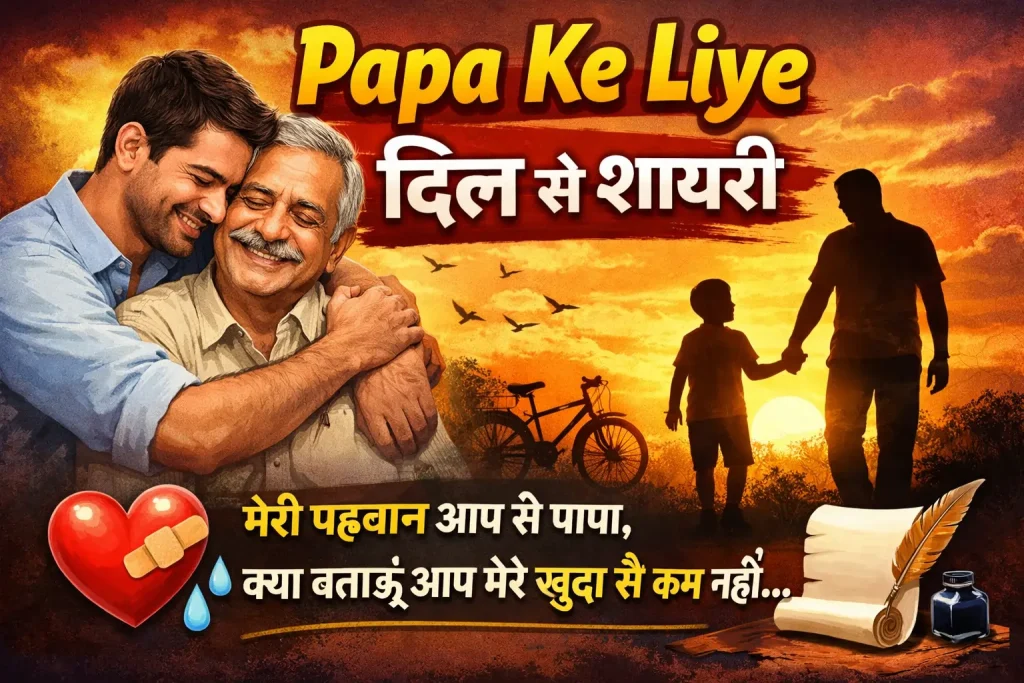 Papa Ke Liye Dil Se Shayari