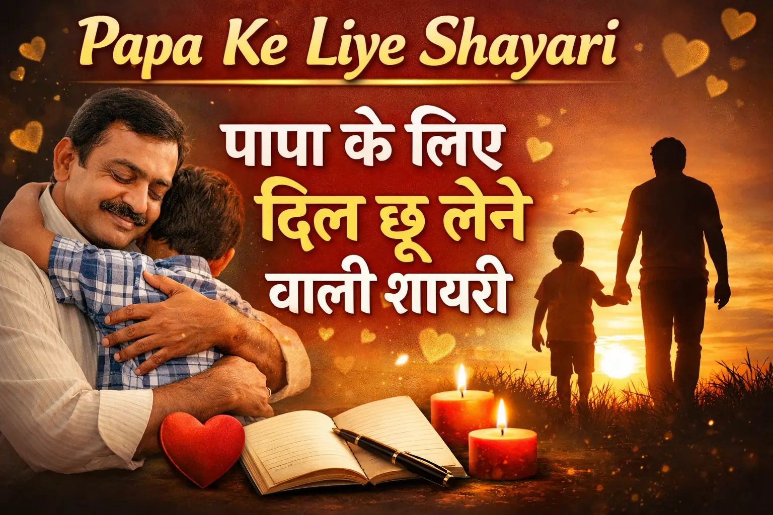 Papa Ke Liye Shayari – पापा के लिए दिल छू लेने वाली शायरी