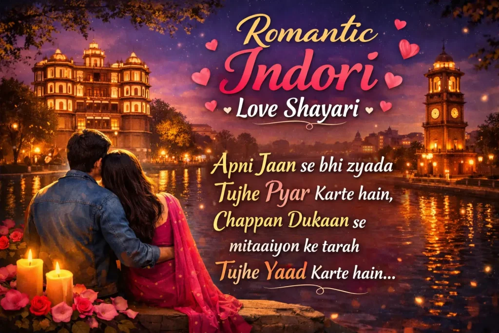 Romantic Indori Love Shayari for Couples