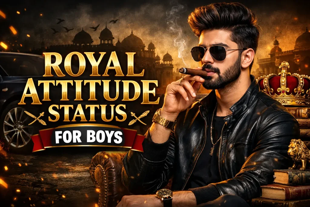 Royal Attitude Status for Boys