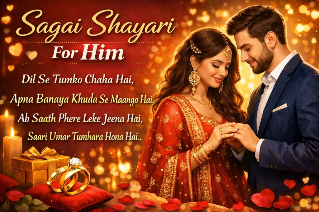 उनके लिए सगाई शायरी