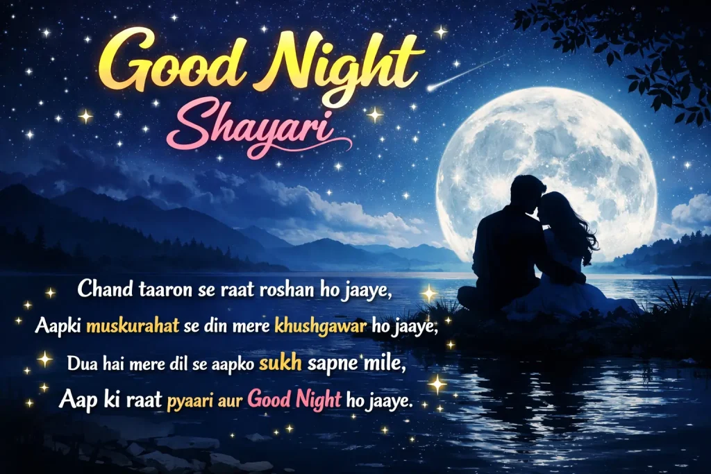 Short Good Night Shayari