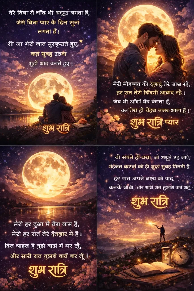 Good Night Shayari Images