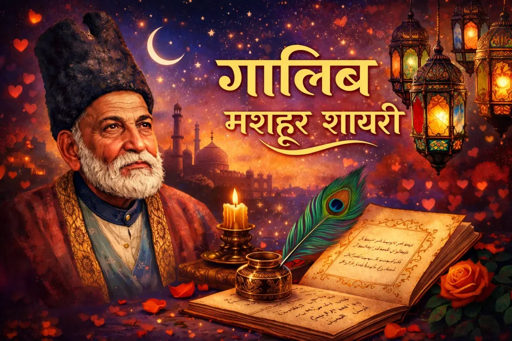 Famous poetry of Ghalib