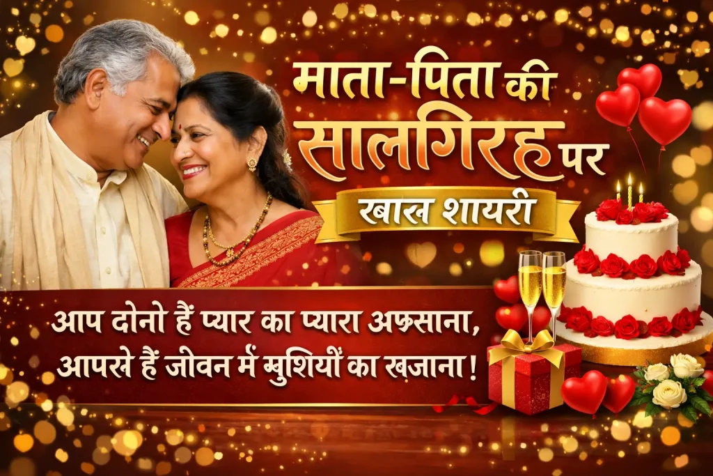 Special Shayari on Parents' Anniversary