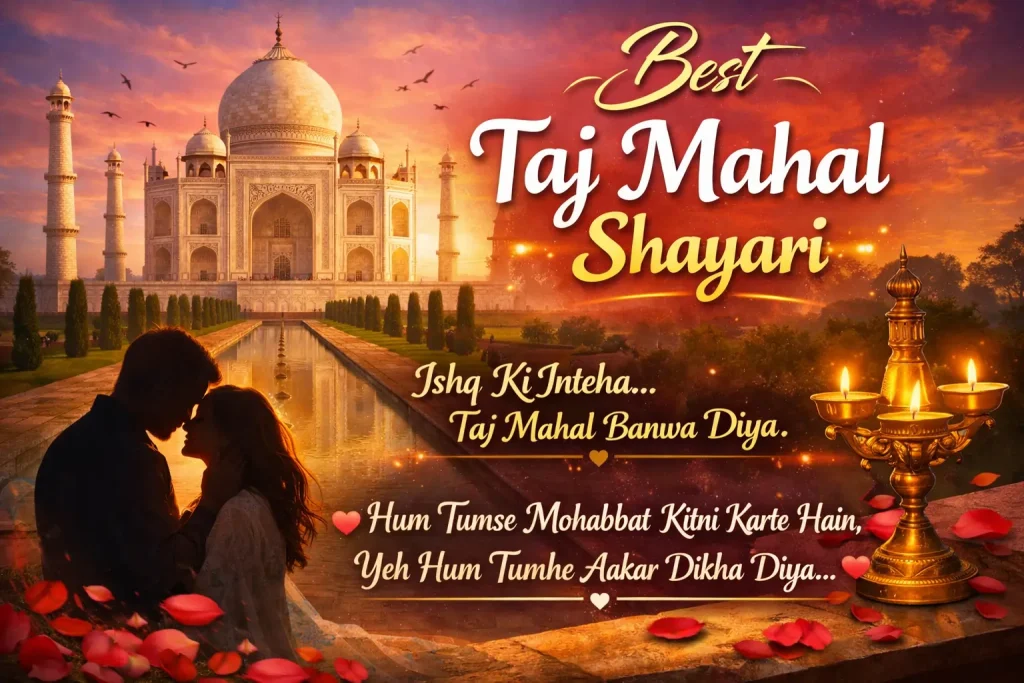 Best Taj Mahal Shayari
