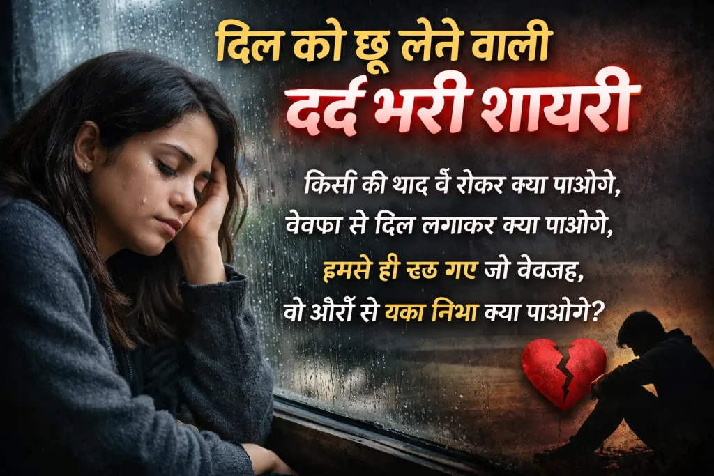 Heart Touching Sad Shayari in Hindi